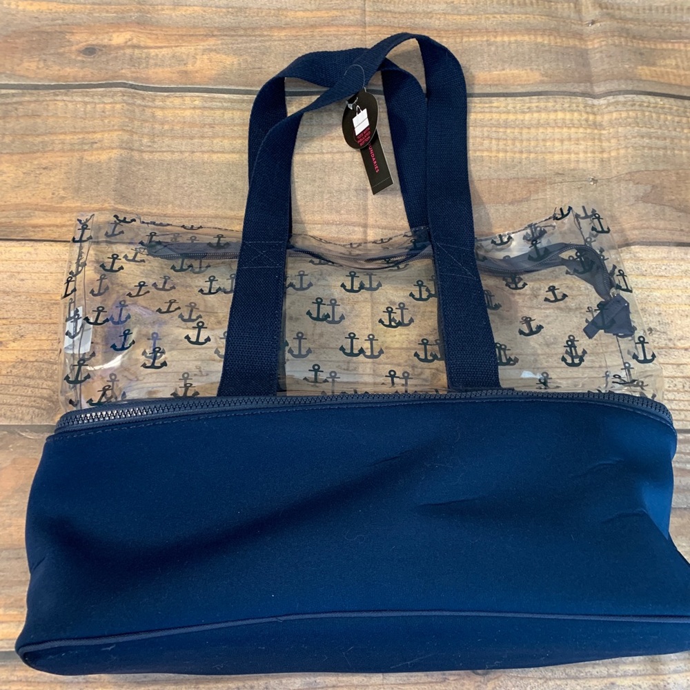 Anchor see through Beach bag